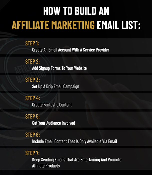 How to build an affiliate marketing email list